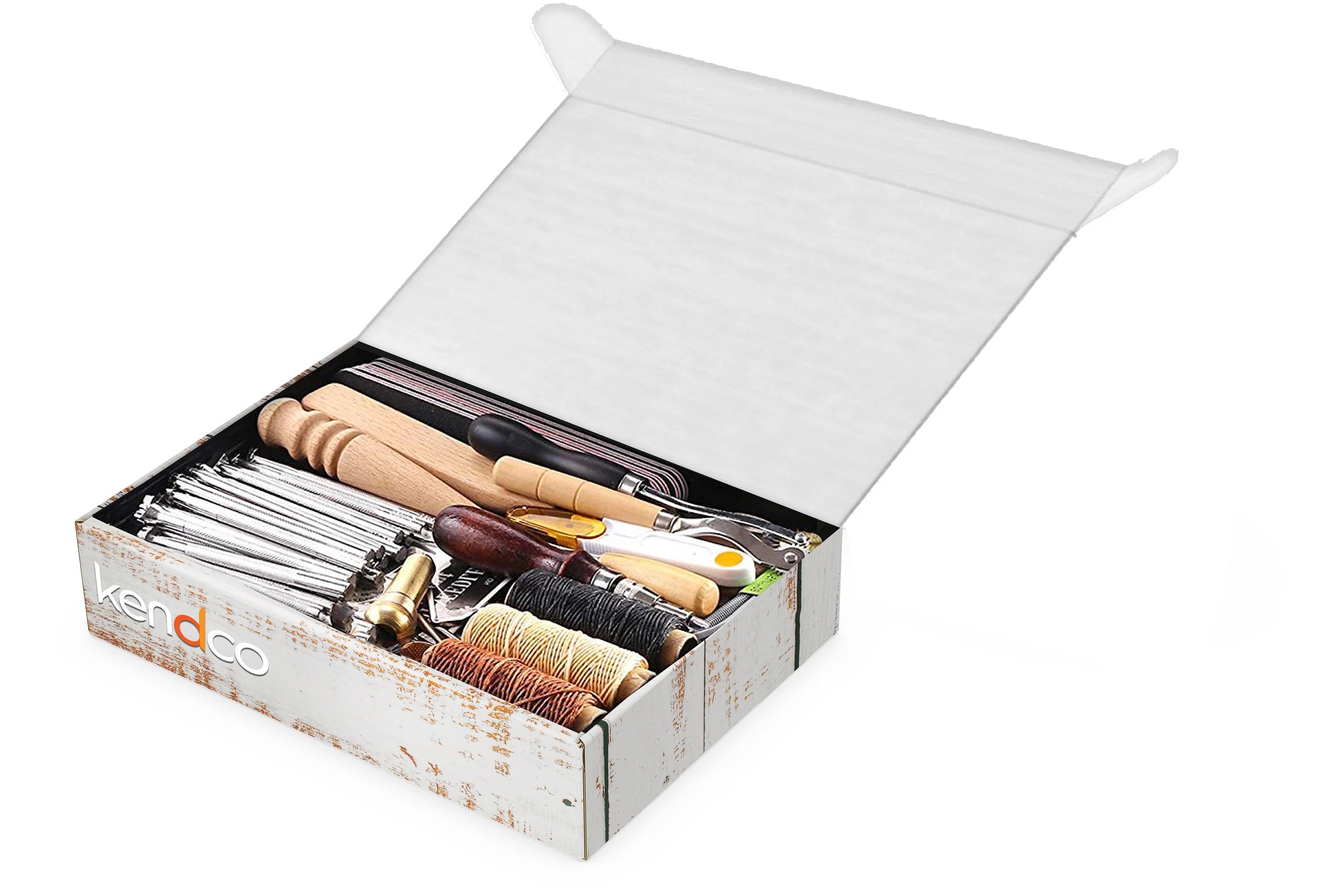 Kendco 59-Piece  Leathercraft Tool Kit